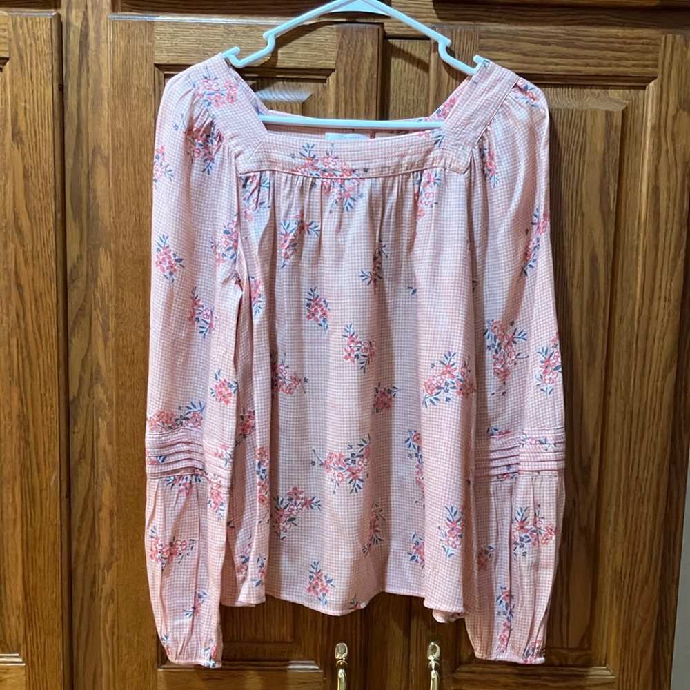 Square neck Lauren Conrad blouse